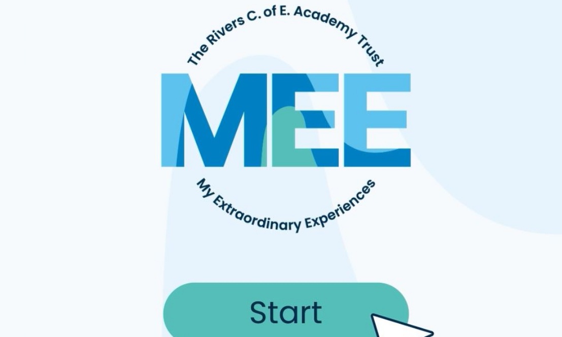 MEE app start screen